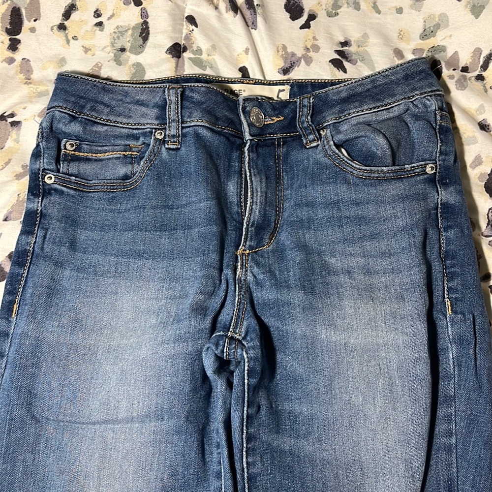 garage blue jeans